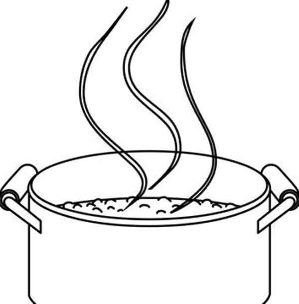 Кастрюля раскраска