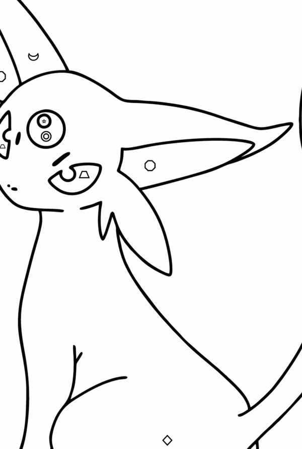Раскраска Покемона АмбреонCreative Fun for Pokmon Fans
