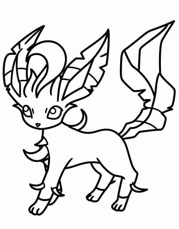 Раскраска Покемона АмбреонCreative Fun for Pokmon Fans