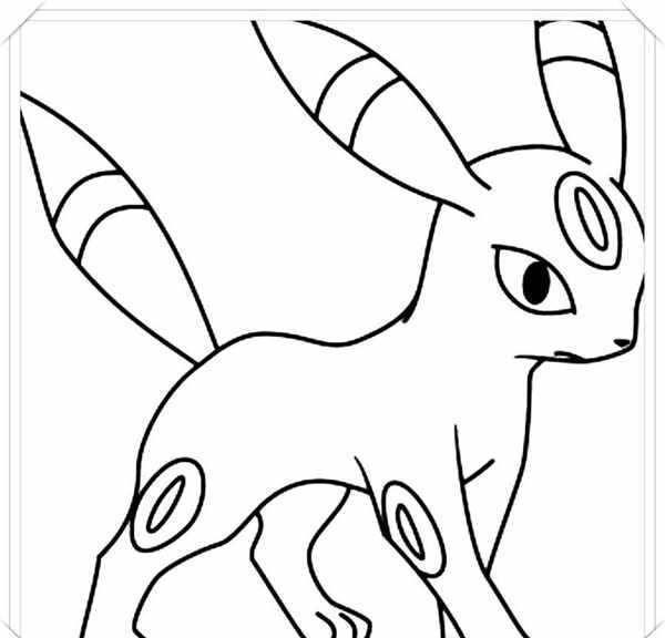 Раскраска Покемона АмбреонCreative Fun for Pokmon Fans