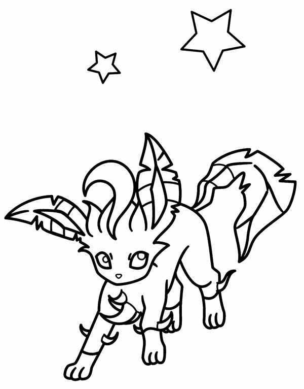 Раскраска Покемона АмбреонCreative Fun for Pokmon Fans