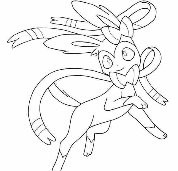 Раскраска Покемона АмбреонCreative Fun for Pokmon Fans
