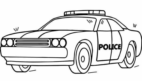 Адrenaline Пульс Раскраска Машины Полиции