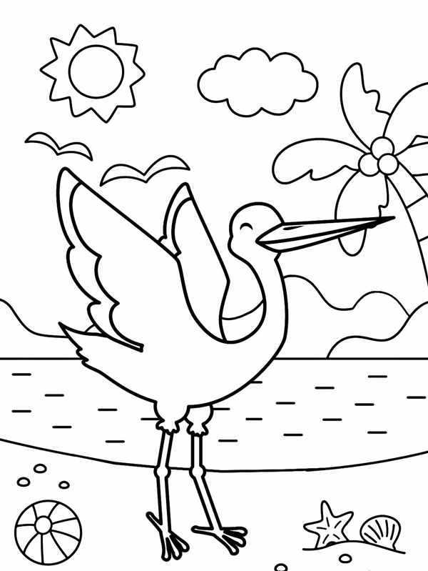 {Fox and Stork Coloring pictures}