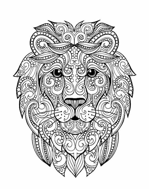 Король Лев раскраска для детей