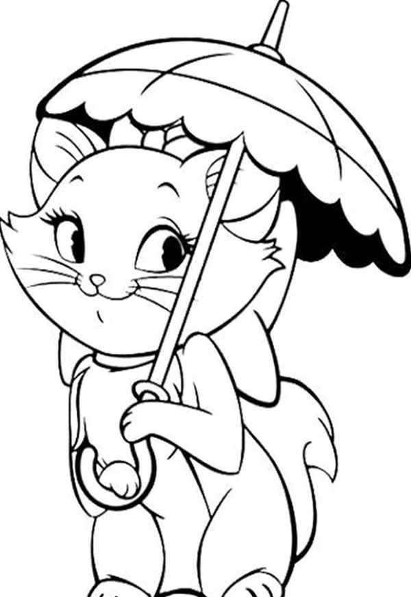 Раскраска. Котики
