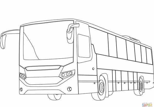 Автобус Тайо раскраска для детей