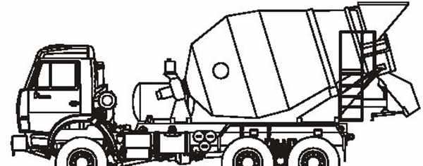 Самосвал КАМАЗ 6520 раскраска