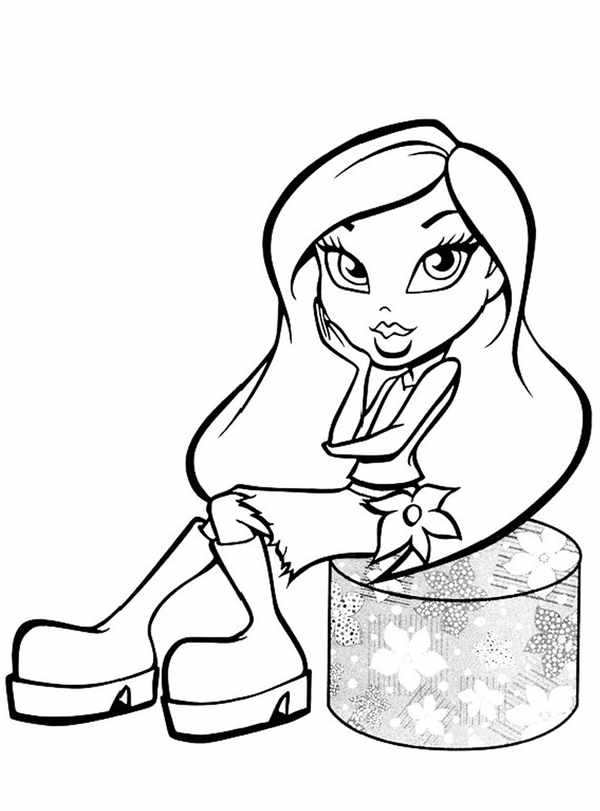 Bratz Раскраска Новая Юбка для Адrenaline и COMPACT