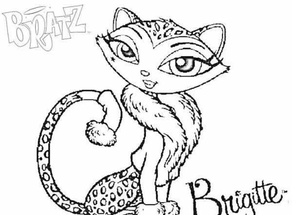 Bratz раскраска новенькие сапоги нарядили