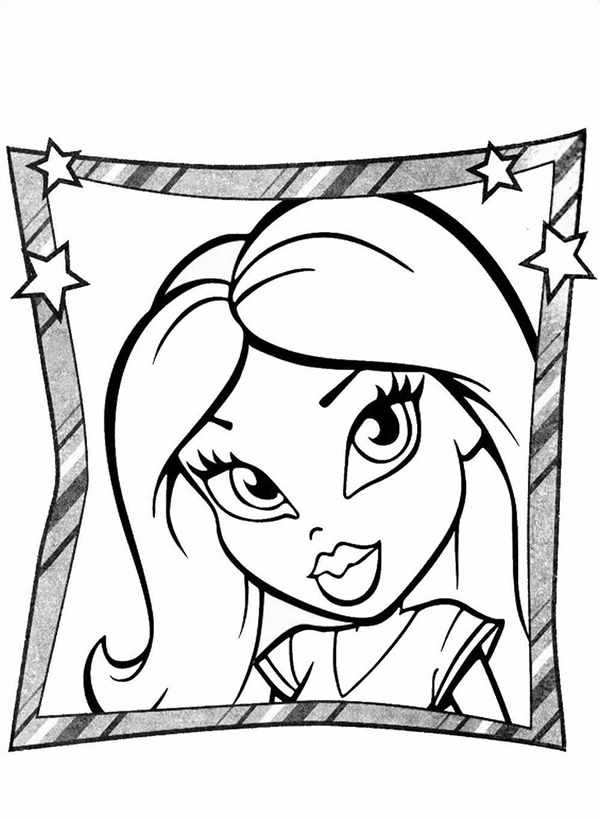 Bratz раскраска новенькие сапоги нарядили