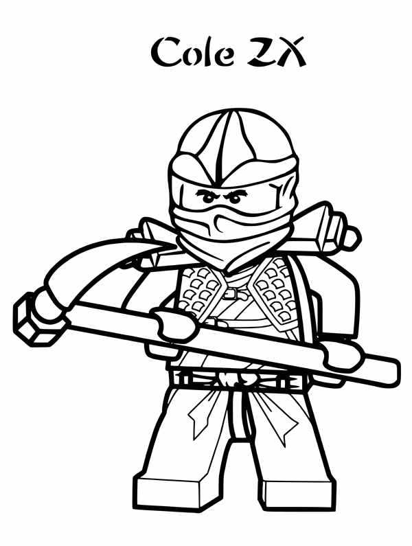 LEGO Ниндзяго раскраска