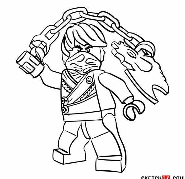 LEGO Ninjago разукрашки