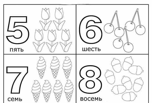 Цифра 6 раскраска