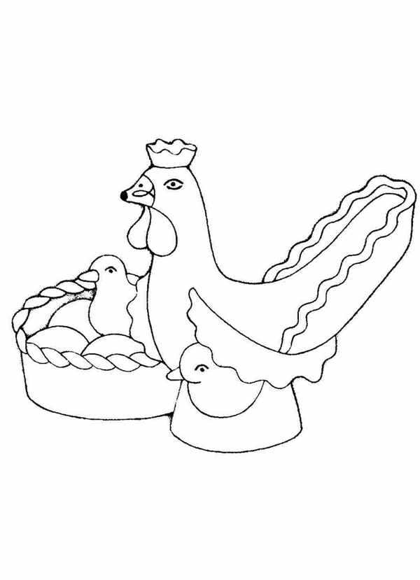 Дымковская игрушка раскраска формата а4