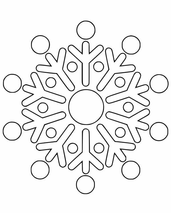 Снежинка рисунок