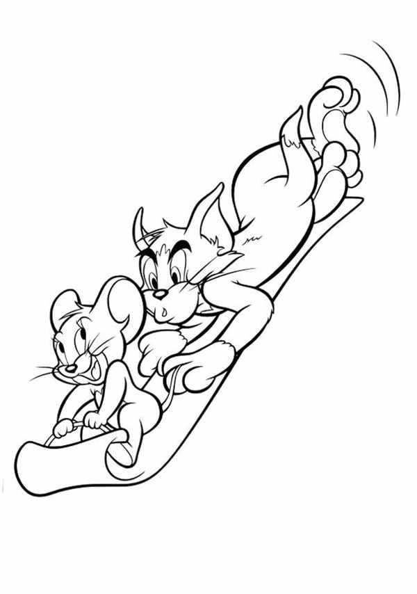 Tom and Jerry раскраска