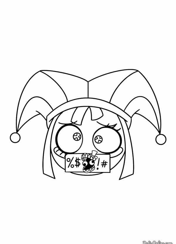 Раскраска Jax