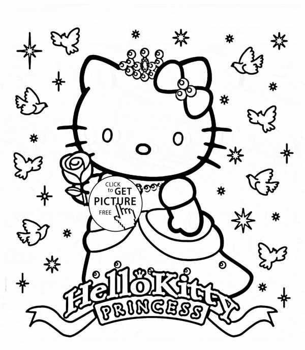 Hello Ketty raskraska