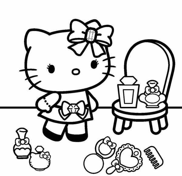 Хеллоу Китти hello Kitty раскраски