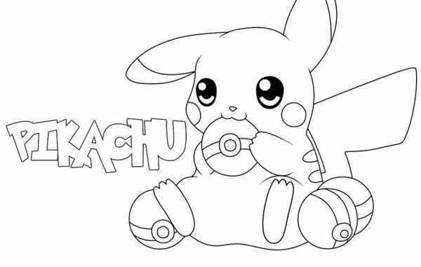Rasskraska ppikachu