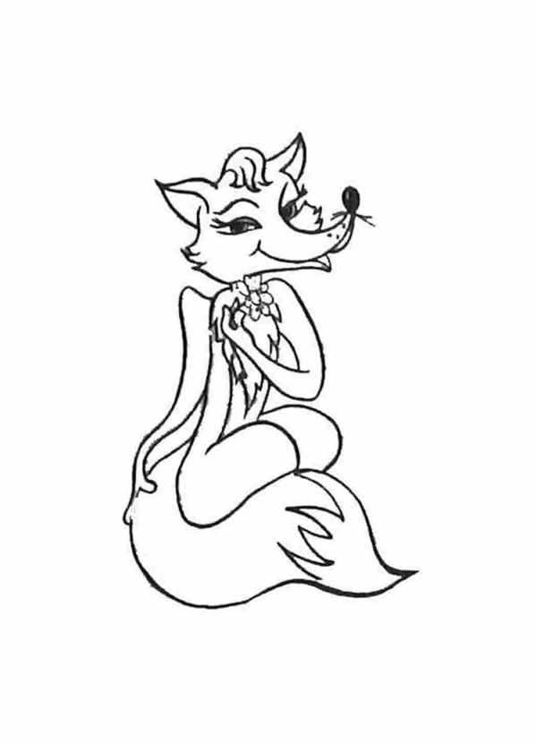 Кошка рисунок