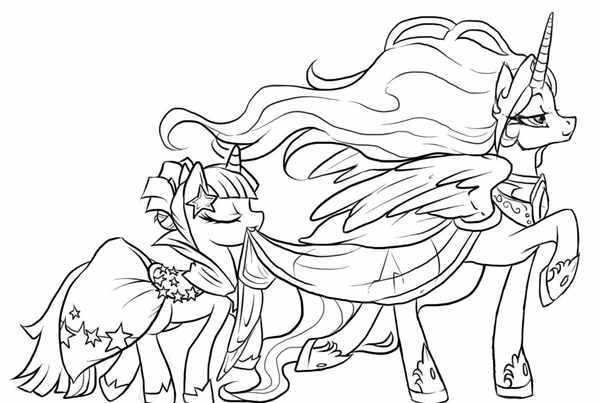 My little Pony раскраска Рарити