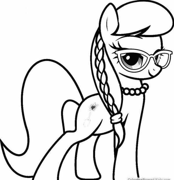 My little Pony раскраска Рарити
