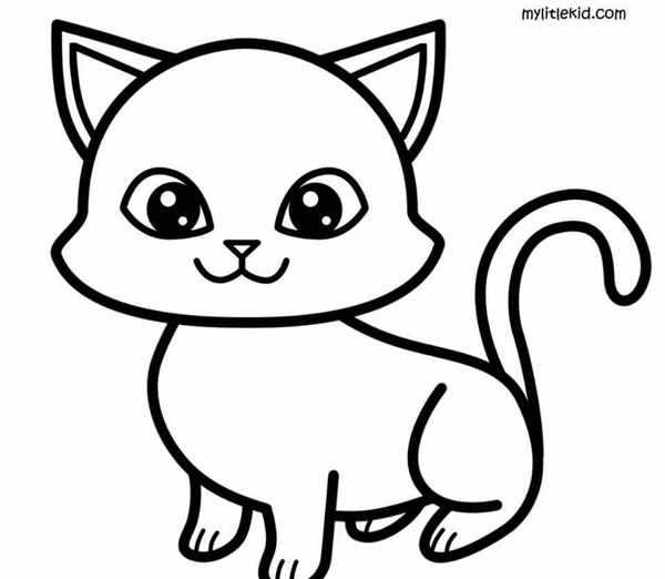 Раскраска. Котики