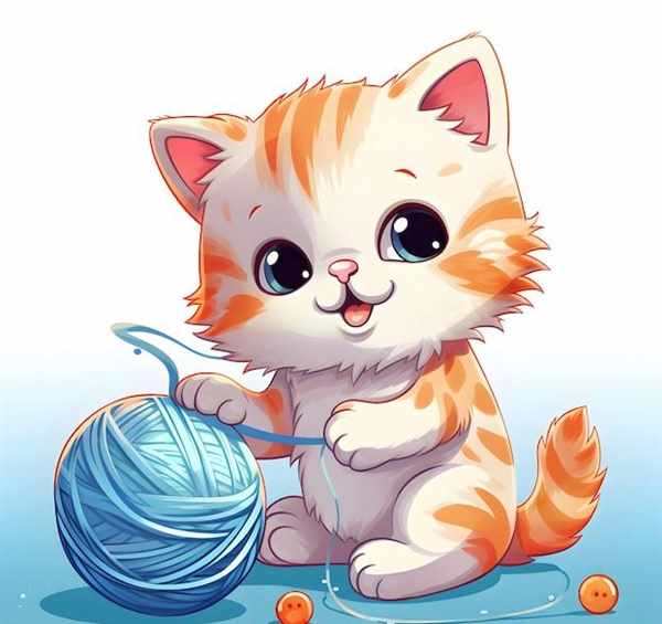 Кошки. Раскраска