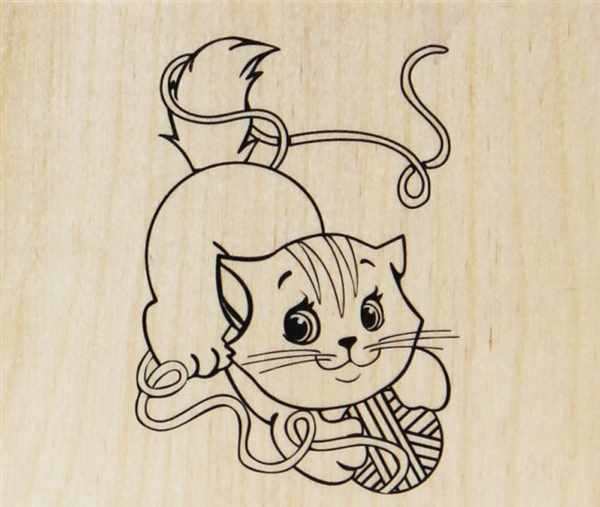Котенок. Раскраска