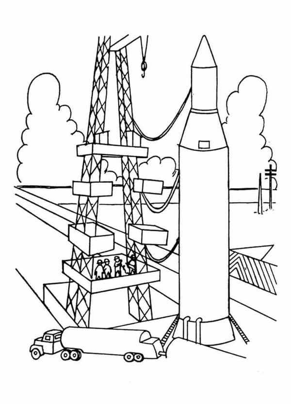 Раскраски для детей космас