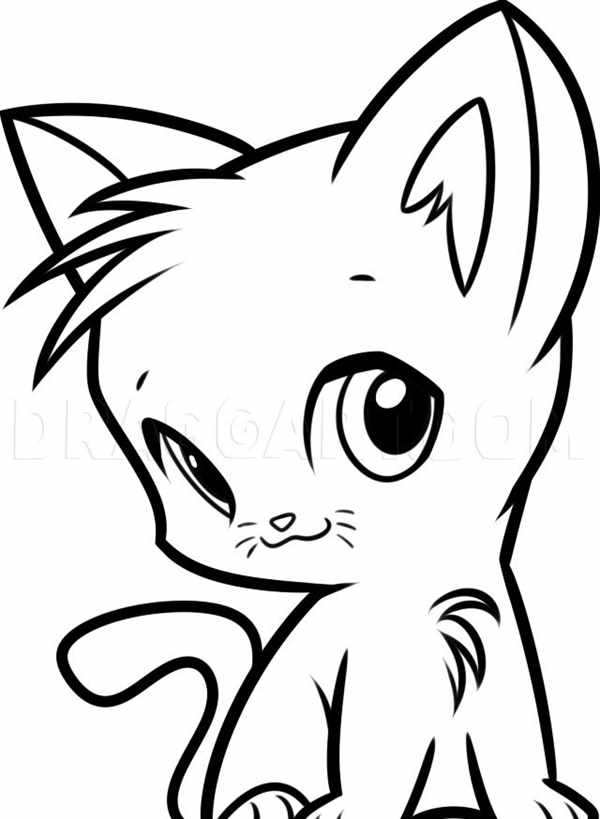 Кошка Луна из сейлормун раскраска