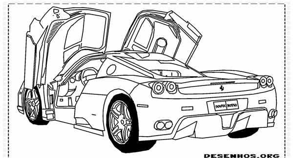 Раскраска Mercedes Benz SLS AMG