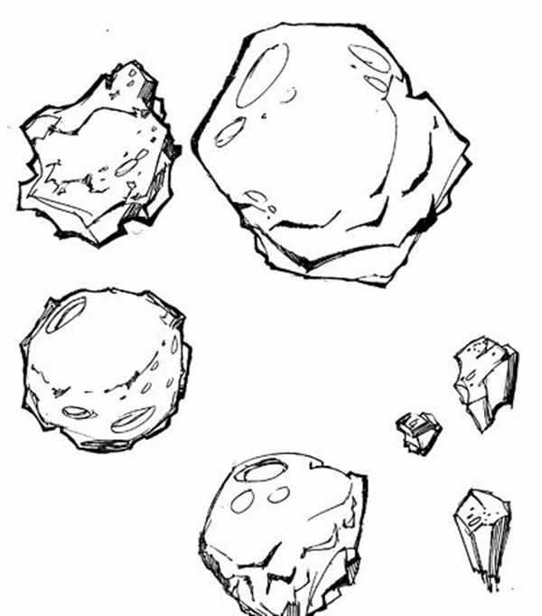 Метеорит раскраска