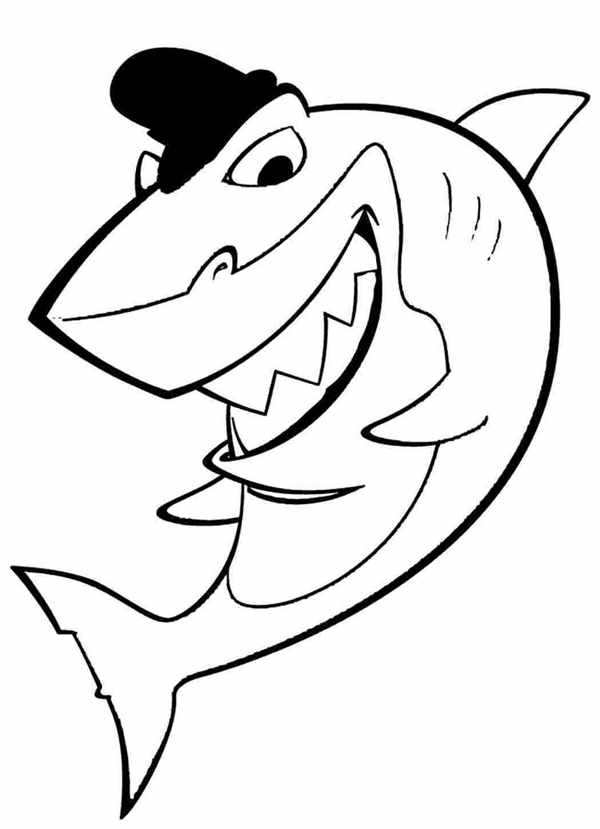 Baby Shark раскраска