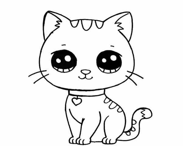 Раскраска. Котики