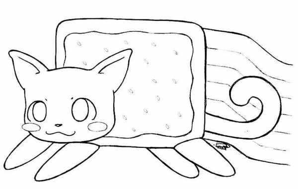 Раскраска. Котики