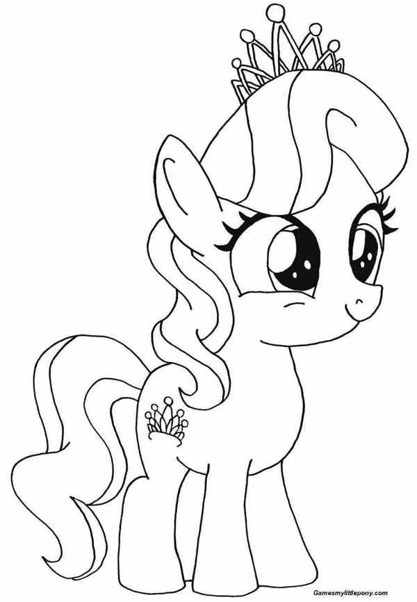 Раскраски my little Pony Искорка