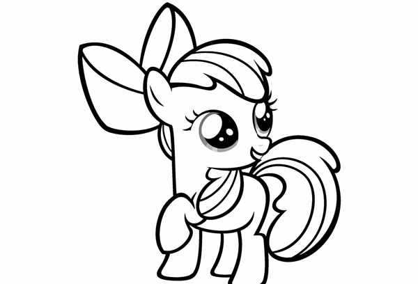My little poni раскраска