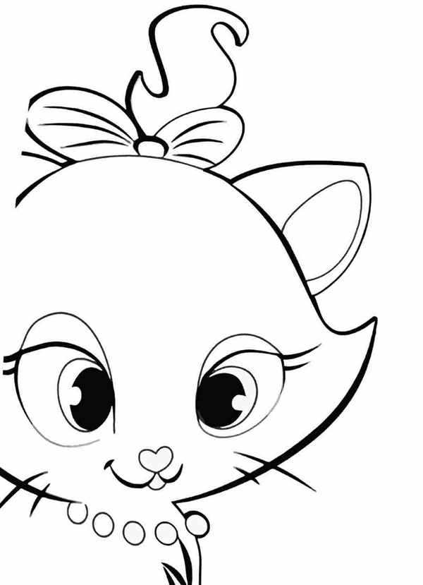 Кошки. Раскраска
