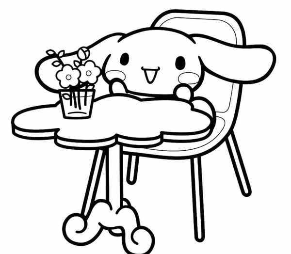 Cinnamoroll раскраска