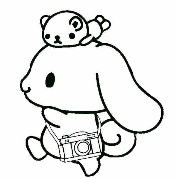 Разукрашки Cinnamoroll