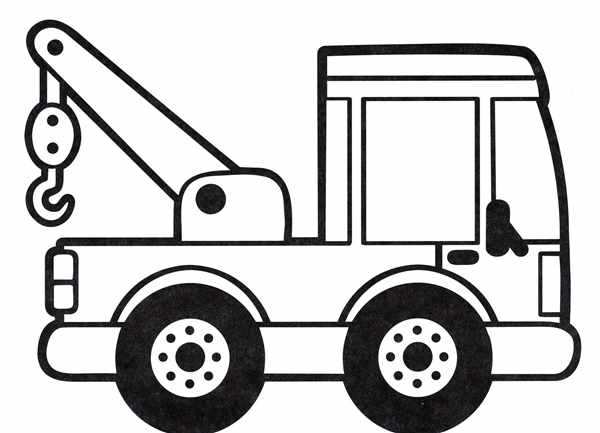 Кран Liebherr раскраска