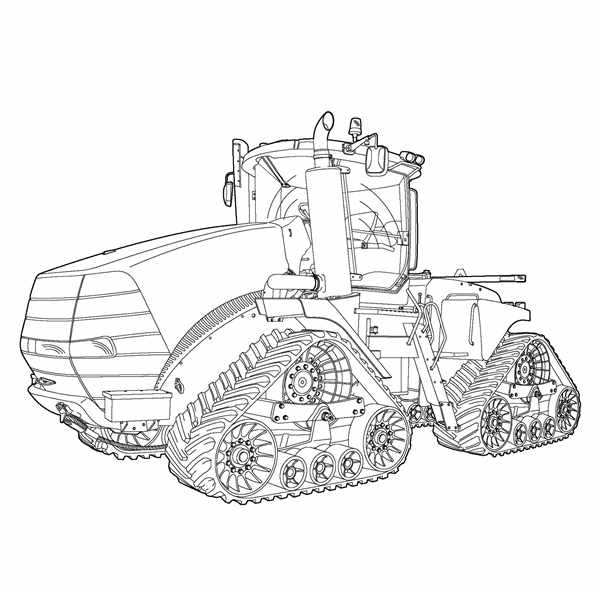 Раскраска комбайн CLAAS