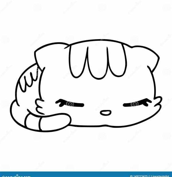 Котенок. Раскраска