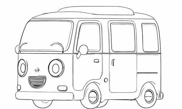 Раскраска автобус