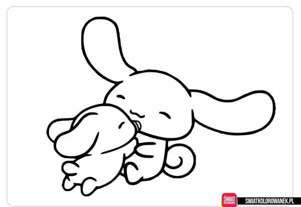 Cinnamoroll раскраска