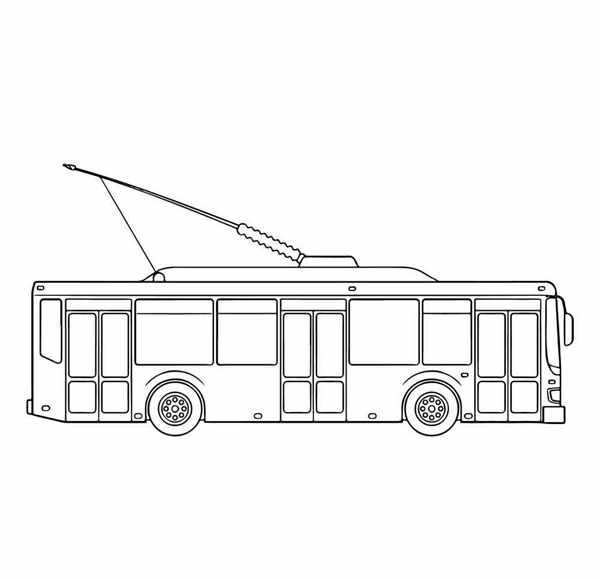 Раскраска троллейбус