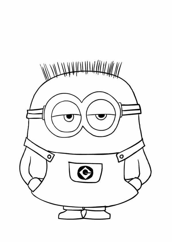 D&M раскраска Minions. Я люблю миньонов